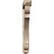 Ekena Millwork Olympic Arts and Crafts Rough Sawn Bracket w/ Offset Brace, Douglas Fir, 6"W x 46"D x 46"H BKT0604X46X46OLY03RDF - alternate 4